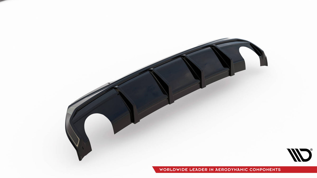 Rear Valance V.3 suitable for BMW 1 F40 M-Pack/ M135i / 128ti (Version with single exhausts on two sides)