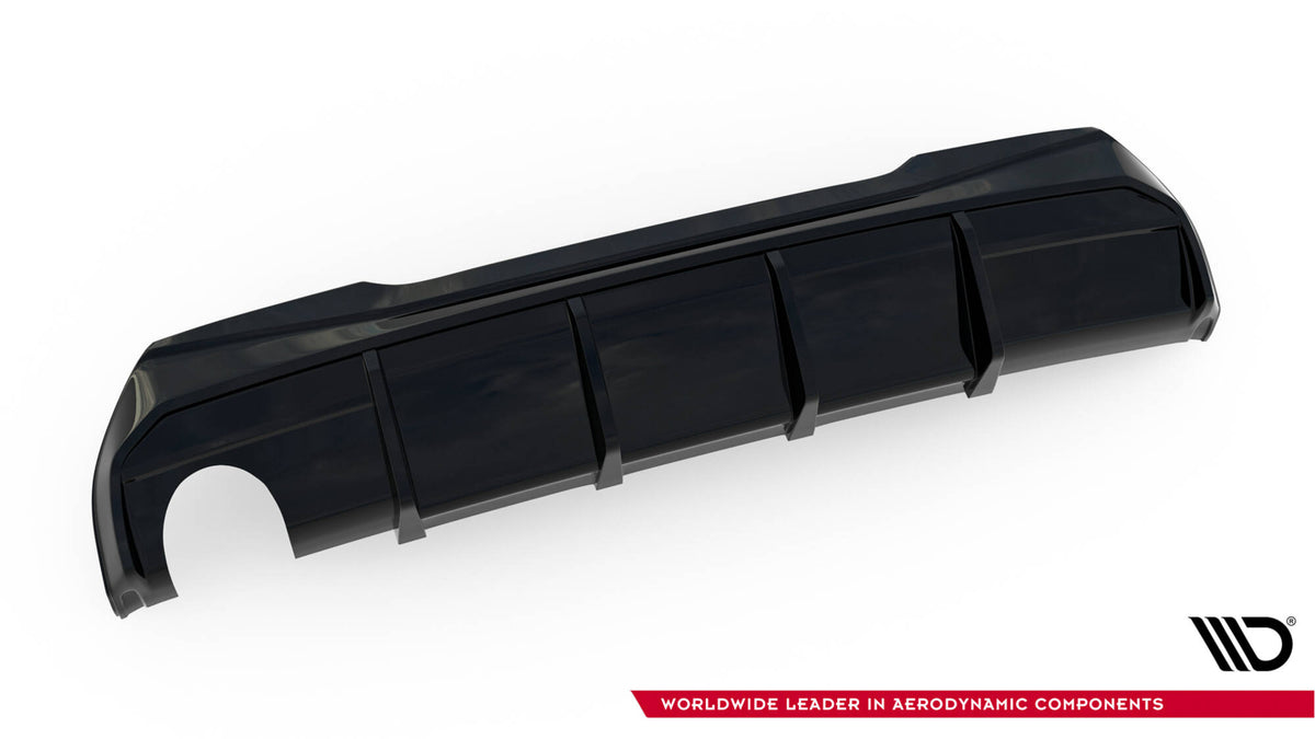 Rear Valance V.3 suitable for BMW 1 M-Pack / 128ti F40 (Version with single exhaust tips on one side)
