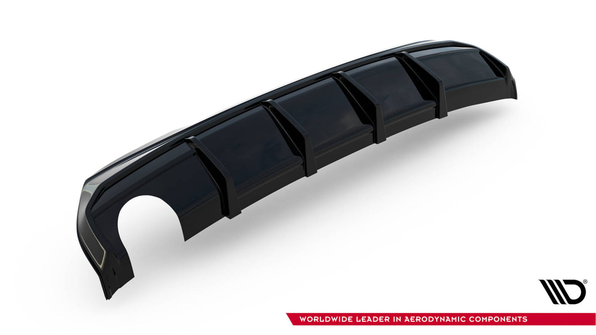 Rear Valance V.3 suitable for BMW 1 M-Pack / 128ti F40 (Version with single exhaust tips on one side)