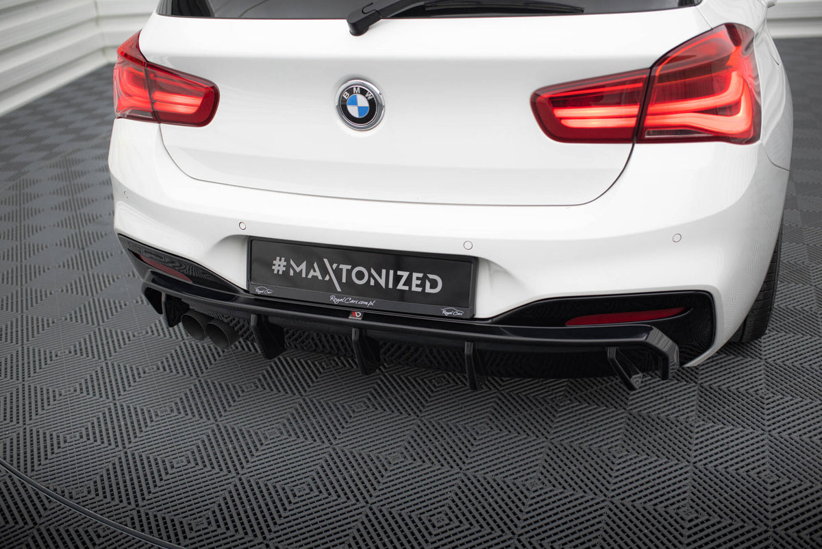 Rear Valance V.3 suitable for BMW 1 M-Pack F20 Facelift (Single side dual exhaust version)
