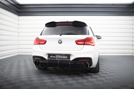 Rear Valance V.3 suitable for BMW 1 M-Pack F20 Facelift (Version with single exhaust on one side)
