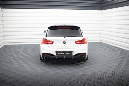Rear Valance V.3 suitable for BMW 1 M-Pack F20 Facelift (Version with single exhaust on one side)