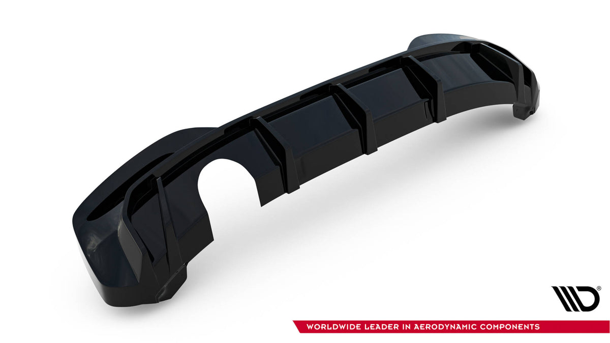 Rear Valance V.3 suitable for BMW 1 M-Pack F20 Facelift (Version with single exhaust on one side)