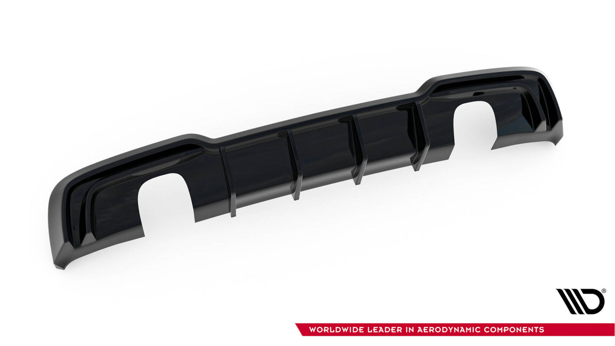 Rear Valance suitable for Audi A3 S-Line Sportback 8V Facelift (Version with single exhausts on both sides)