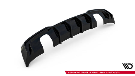 Rear Valance suitable for Audi A3 S-Line Sportback 8V Facelift (Version with single exhausts on both sides)