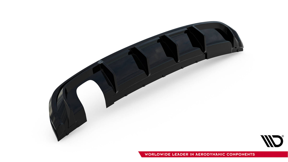 Rear Valance suitable for Audi A3 S-Line Sportback 8V (Version with single exhaust tips on one side)