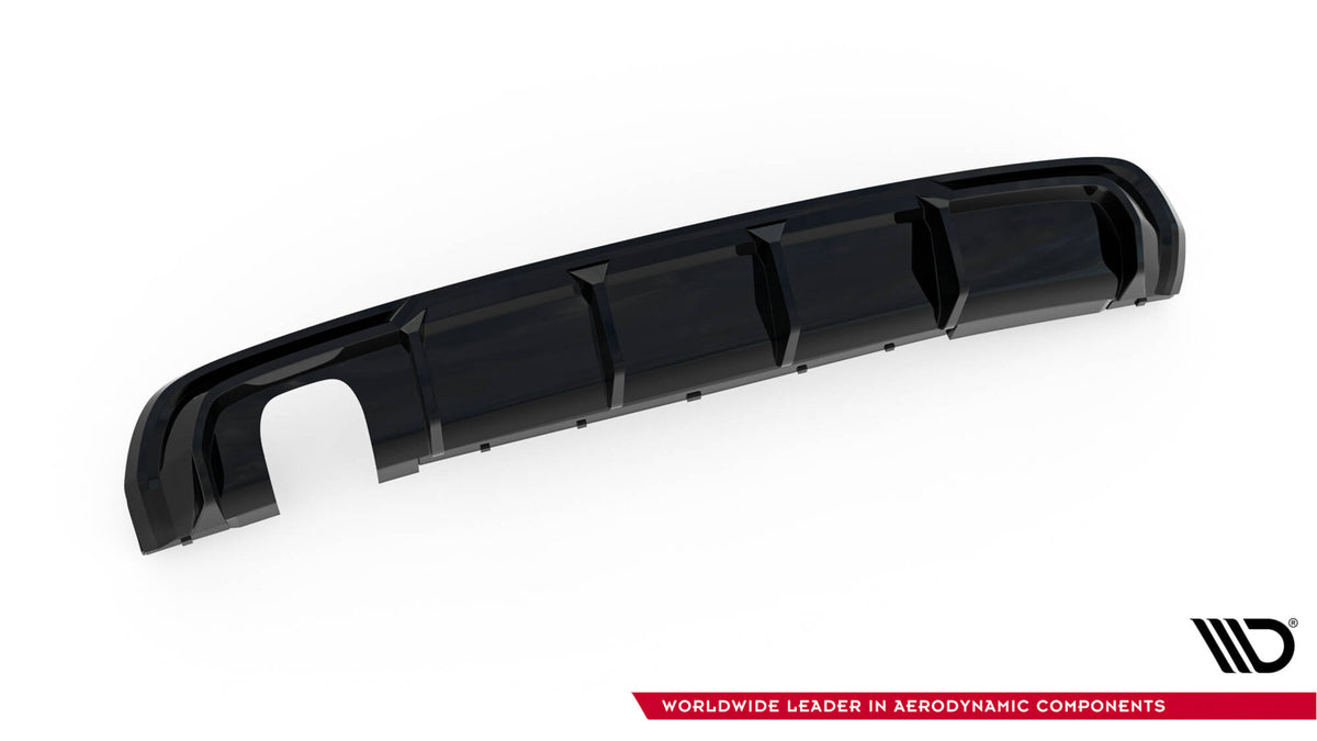Rear Valance suitable for Audi A3 S-Line Sportback 8V (Version with single exhaust tips on one side)