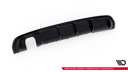 Rear Valance suitable for Audi A3 S-Line Sportback 8V (Version with single exhaust tips on one side)
