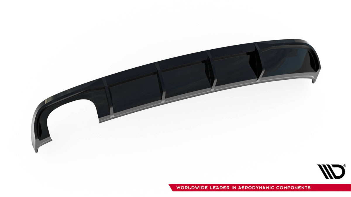 Rear Valance suitable for Audi A3 Sedan 8V Facelift (Version with dual exhaust tips on one side)