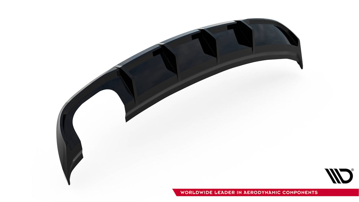 Rear Valance suitable for Audi A3 Sedan 8V Facelift (Version with dual exhaust tips on one side)