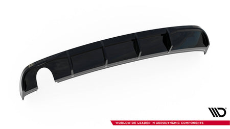 Rear Valance suitable for Audi A3 Sedan 8V Facelift (Version with single exhaust tips on one side)