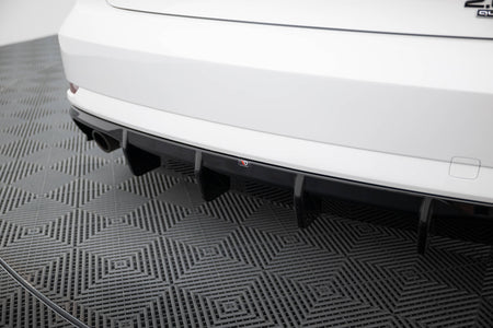 Rear Valance suitable for Audi A3 Sedan 8V Facelift (Version with single exhaust tips on one side)