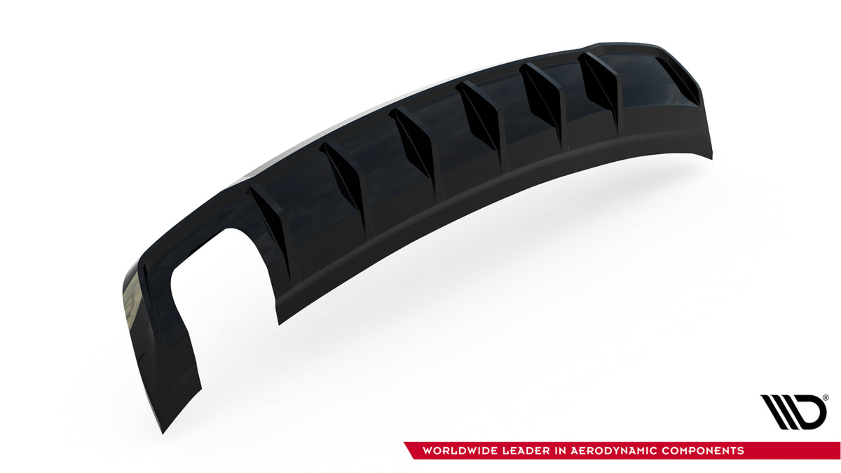 Rear Valance suitable for Audi A3 Sedan 8V  (Version with dual exhaust tips on one side)