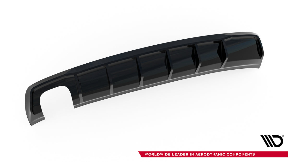 Rear Valance suitable for Audi A3 Sedan 8V  (Version with dual exhaust tips on one side)
