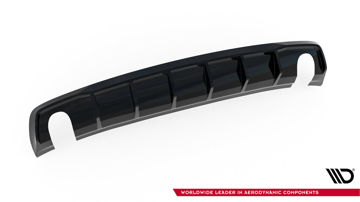 Rear Valance suitable for Audi A3 Sedan 8V (Version with single exhaust tips on both sides)