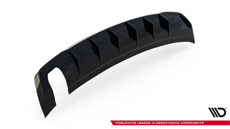 Rear Valance suitable for Audi A3 Sedan 8V (Version with single exhaust tips on one side)