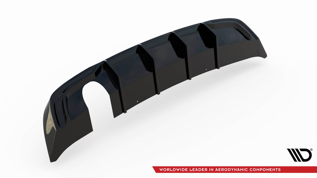 Rear Valance suitable for Audi A3 Sportback 8V Facelift (Version with one exhaust tip on single side)