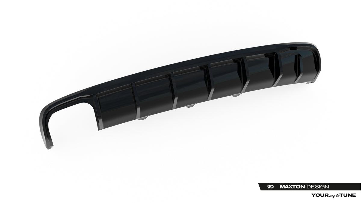 Rear Valance suitable for Audi A4 B8 Facelift (Single side dual exhaust version)