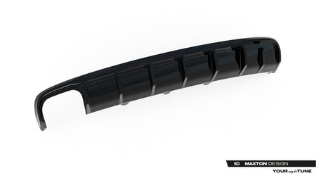 Rear Valance suitable for Audi A4 B8 Facelift (Single side dual exhaust version)
