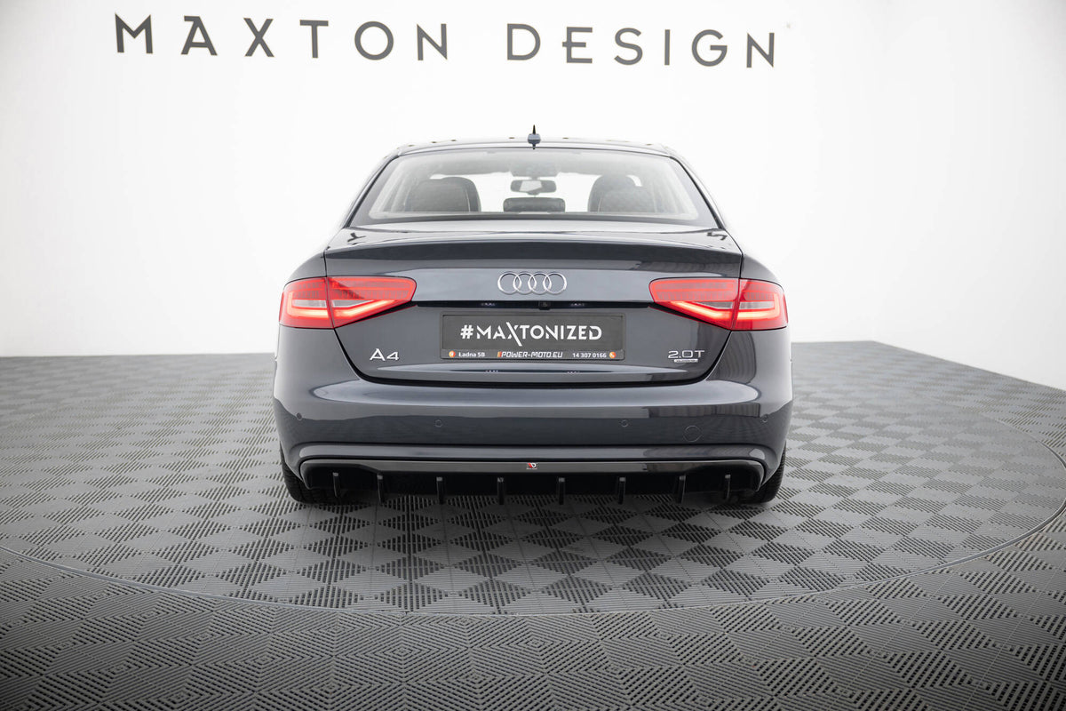 Rear Valance suitable for Audi A4 B8 Facelift (Version without exhausts)