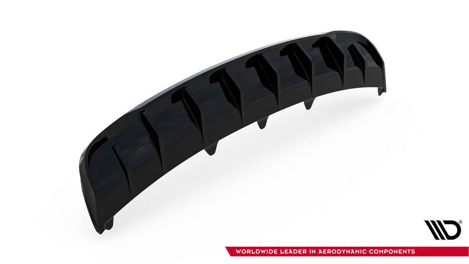 Rear Valance suitable for Audi A4 B8 Facelift (Version without exhausts)