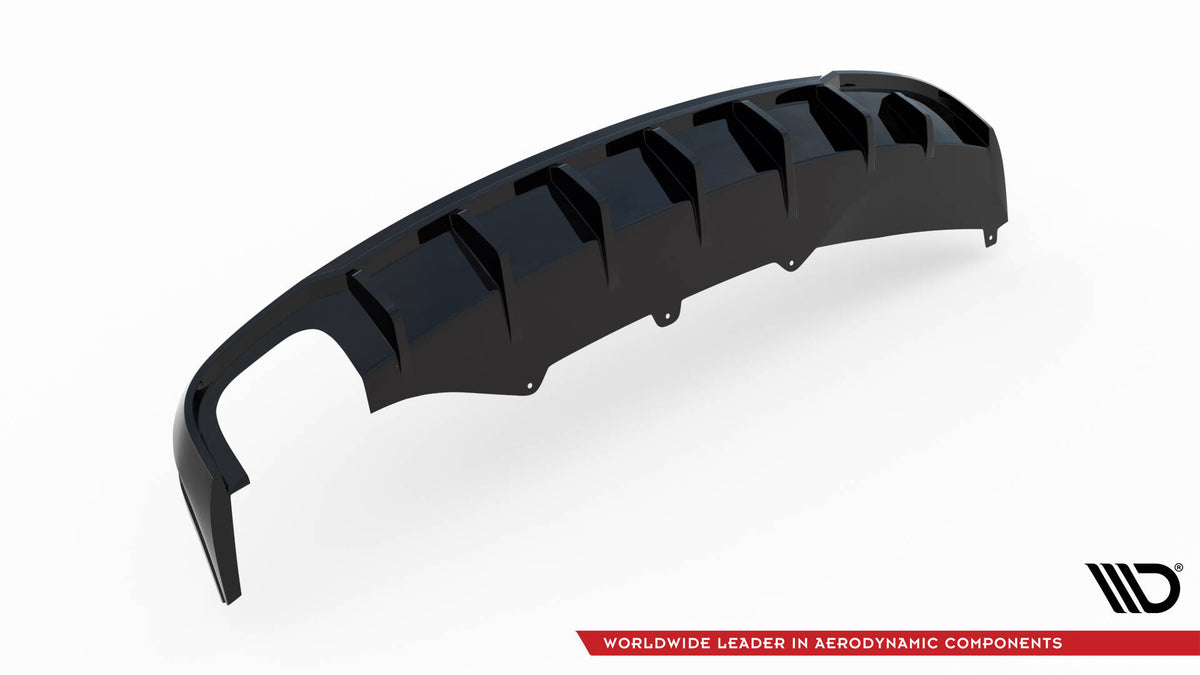 Rear Valance suitable for Audi A4 B8 (Single side dual exhaust version)