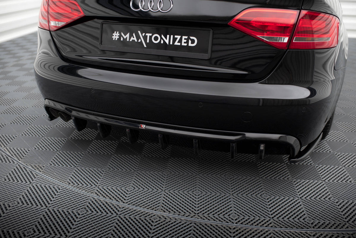 Rear Valance suitable for Audi A4 B8 (Single side dual exhaust version)