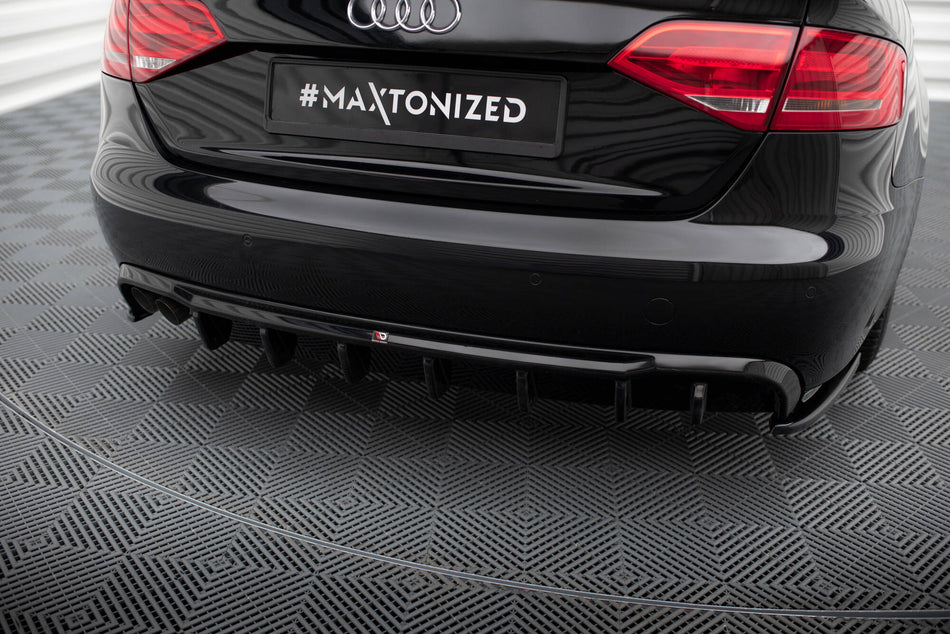 Rear Valance suitable for Audi A4 B8 (Single side dual exhaust version)