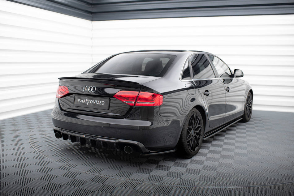 Rear Valance suitable for Audi A4 B8 (Version with single exhausts on two sides)