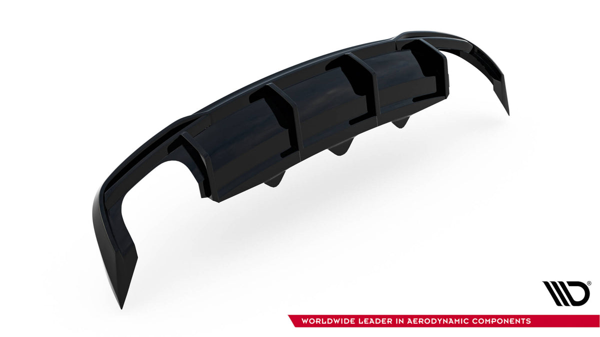 Rear Valance suitable for Audi A5 Coupe 8T Facelift (Version with dual exhausts on both sides)