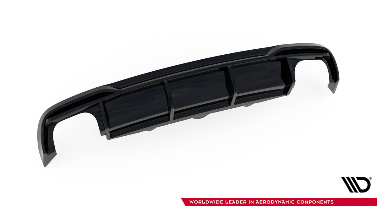 Rear Valance suitable for Audi A5 Coupe 8T Facelift (Version with dual exhausts on both sides)