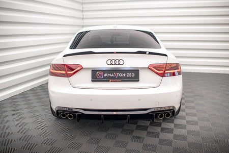 Rear Valance suitable for Audi A5 Coupe 8T Facelift (Version with dual exhausts on both sides)