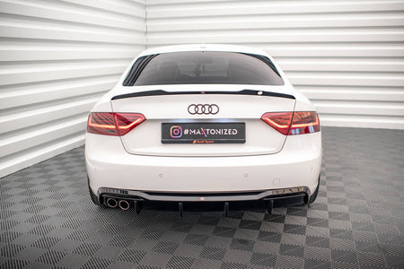 Rear Valance suitable for Audi A5 Coupe 8T Facelift (Version with dual exhausts on one side)