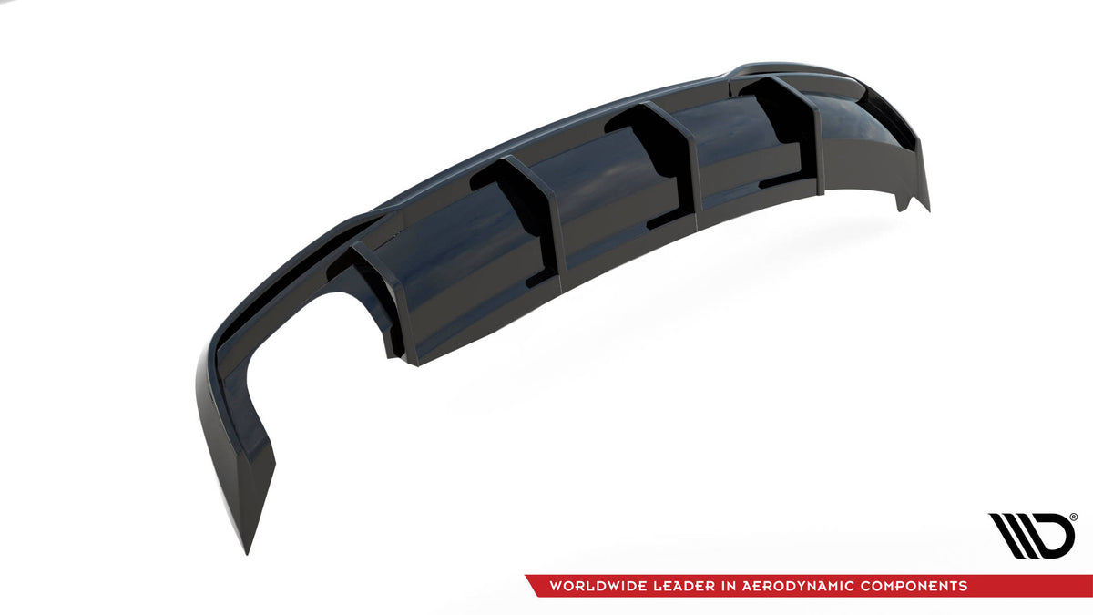Rear Valance suitable for Audi A5 Coupe 8T Facelift (Version with dual exhausts on one side)