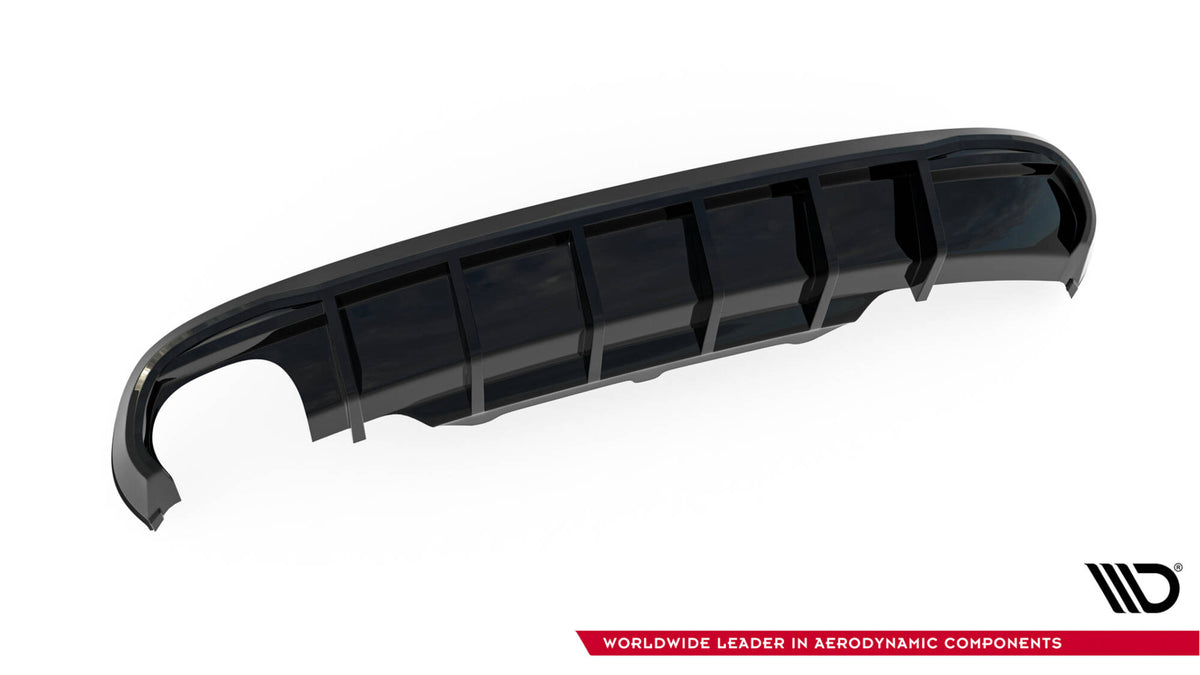 Rear Valance suitable for Audi A5 Coupe / Cabrio S-Line 8T (Single side dual exhaust version)