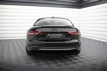 Rear Valance suitable for Audi A5 Coupe / Cabrio S-Line 8T (Single side dual exhaust version)