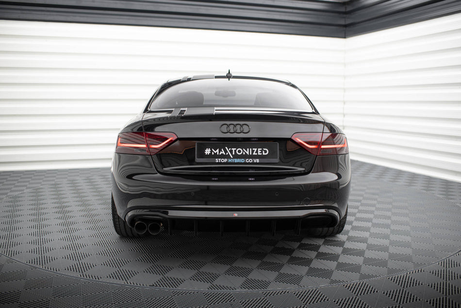 Rear Valance suitable for Audi A5 Coupe / Cabrio S-Line 8T (Single side dual exhaust version)