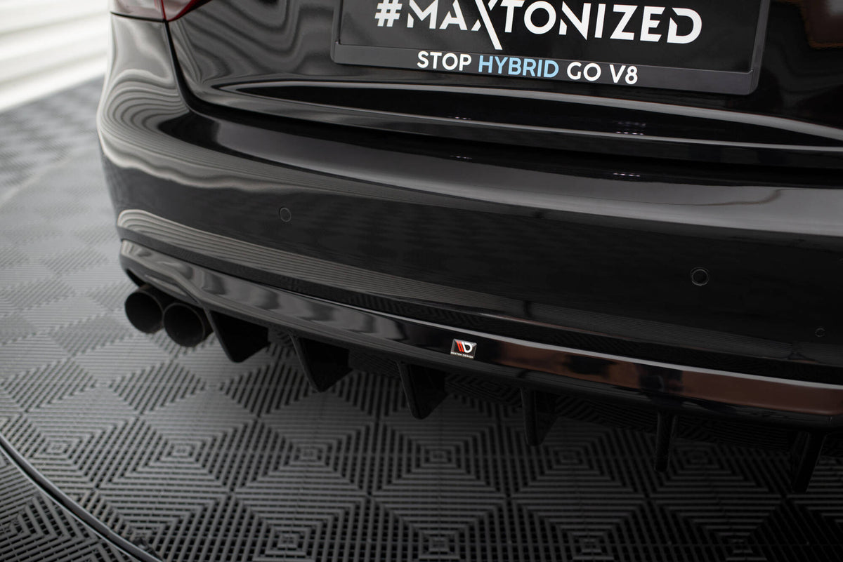 Rear Valance suitable for Audi A5 Coupe / Cabrio S-Line 8T (Single side dual exhaust version)