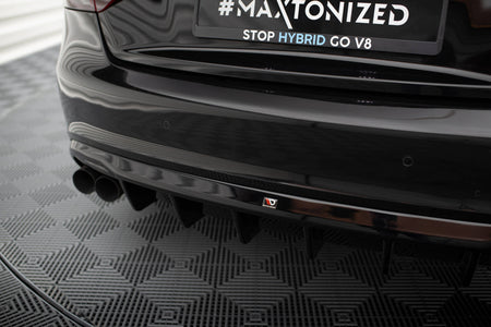 Rear Valance suitable for Audi A5 Coupe / Cabrio S-Line 8T (Single side dual exhaust version)