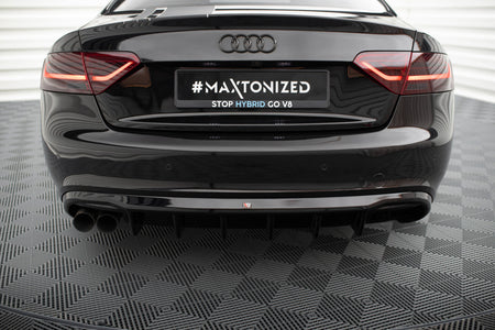 Rear Valance suitable for Audi A5 Coupe / Cabrio S-Line 8T (Single side dual exhaust version)