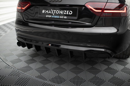 Rear Valance suitable for Audi A5 Coupe / Cabrio S-Line 8T (Single side dual exhaust version)