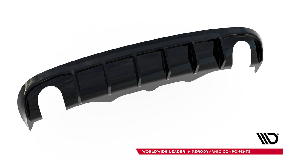 Rear Valance suitable for Audi A5 S-Line Sportback 8T (Version with single exhaust tips on both sides)