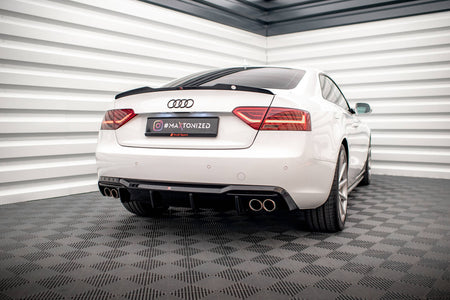 Rear Valance suitable for Audi A5 Sportback 8T Facelift (Version with dual exhausts on both sides)