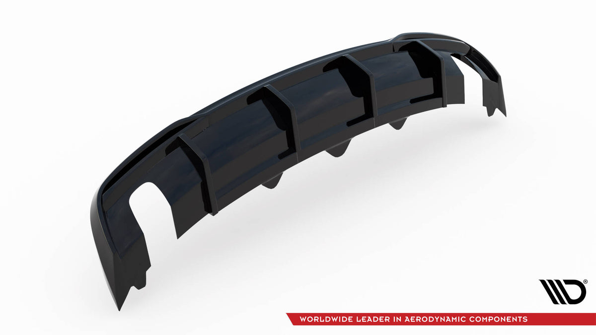 Rear Valance suitable for Audi A5 Sportback 8T Facelift (Version with single exhausts on both sides)