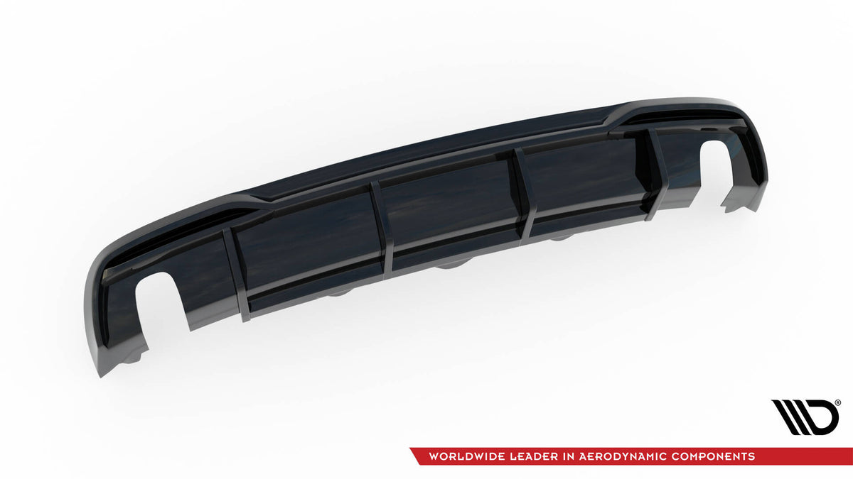 Rear Valance suitable for Audi A5 Sportback 8T Facelift (Version with single exhausts on both sides)