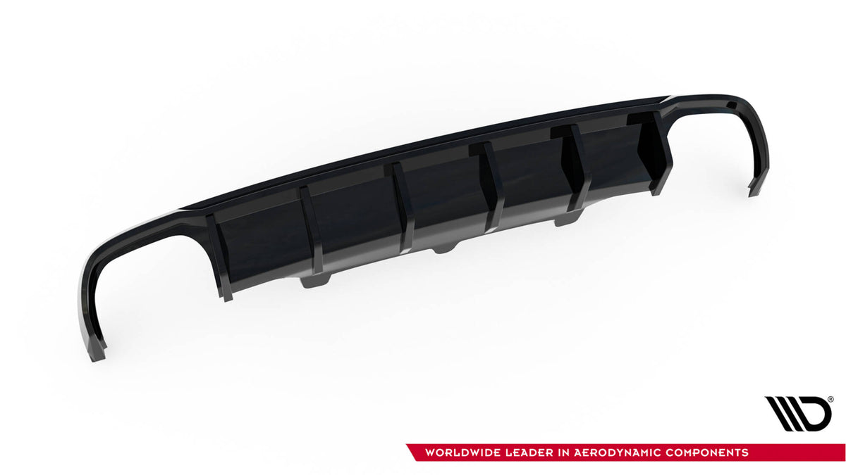 Rear Valance suitable for Audi A6 Sedan / Avant C7 (Version with dual exhausts on both sides)