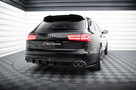 Rear Valance suitable for Audi A6 Sedan / Avant C7 (Version with dual exhausts on both sides)