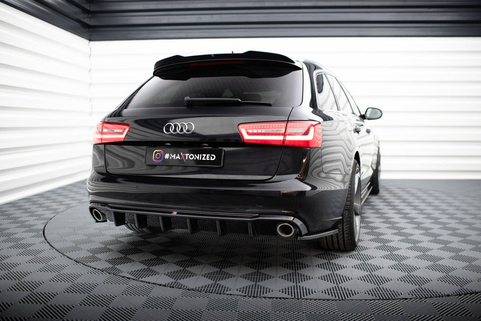 Rear Valance suitable for Audi A6 Sedan / Avant C7 (Version with single exhausts on both sides)