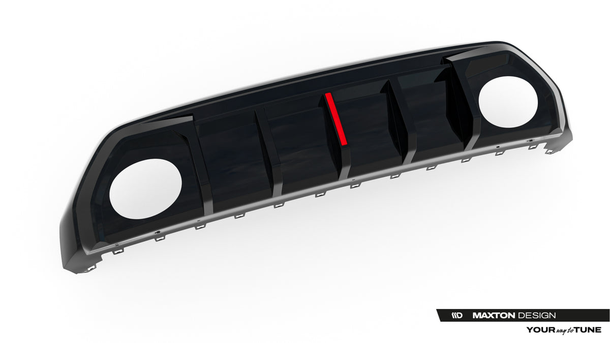 Rear Valance suitable for Audi RS3 8Y Sportback 8Y Facelift (Version with original reflector)