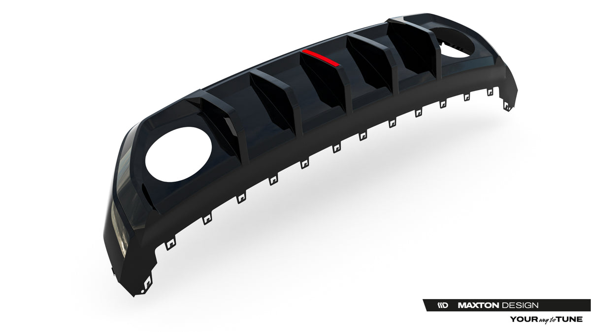 Rear Valance suitable for Audi RS3 8Y Sportback 8Y Facelift (Version with original reflector)